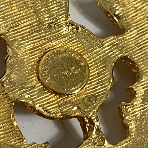 Accessocraft NYC Medallion 3 Strand Rope Chain Tassel Gold-Tone SZ M/L Belt VTG - Picture 4 of 5